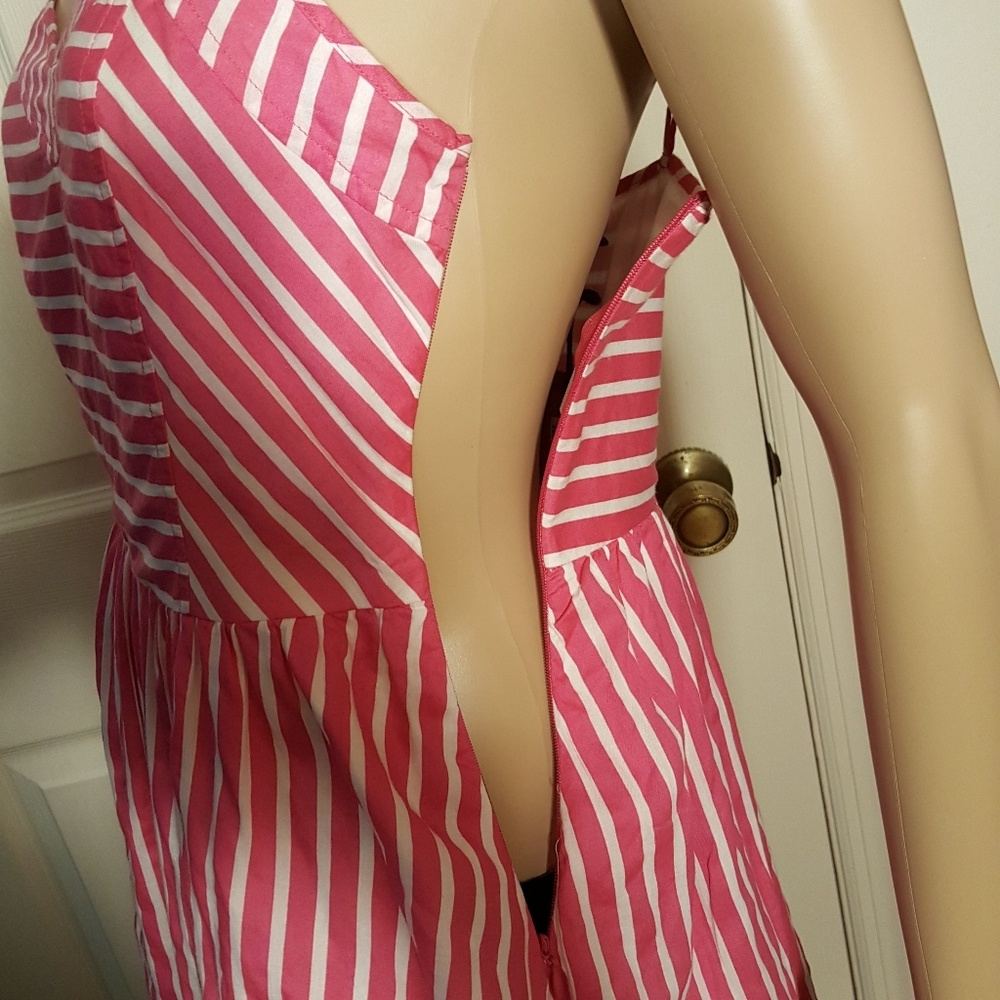 Vertigo Candy Stripe 100% Cotton Dress - Picture 6 of 8
